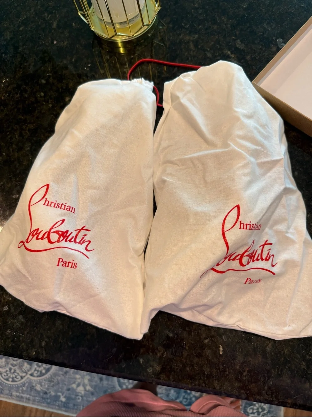 Christian Louboutin White Pointed-Toe Pump with Signature Red Sole